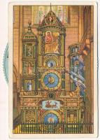 Strasbourg, Strassburg; Astronomische Münsteruhr / astronomical clock. mechanical postcard