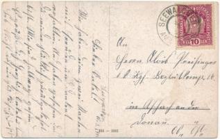 1918 Der teste Glaube an die eig'ne Kraft / WWI Austro-Hungarian K.u.K. military art postcard, ...