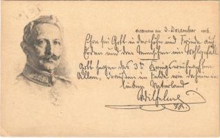 1916 Weihnachtsgruß Seiner Majestät des Kaisers an das Deutsche Volk / WWI German military, Christmas greetings from Wilhelm II, German Emperor (EK)