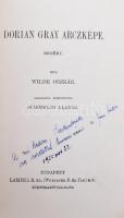 Wilde Oszkár: Dorian Gray arcképe. Ford.: Schöpflin Aladár. Bp.,é.n.,Lampel R. (Wodianer F. és Fiai) Rt., 360 p. Kiadói szecessziós, aranyozott, festett egészvászon-kötés, jó állapotban.