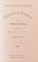 Verne Gyula: Tizenötéves kapitány. Ford.: Zempléni Gyula. I-II. köt. [Egyben.] Verne Összegyűjtött M...