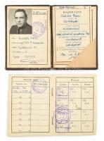 Buzássy Ferenc (1909-1989) labdarúgó személyi hagyatéka. Fotók, igazolványok, sport kitüntetések, vá...