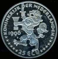Hollandia 1996. 25Ecu Ag "Johannes Vermeer" T:PP
