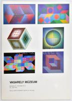 cca 1990-94 Vasarely, Victor (1908-1997): Hatlapos teljes mappa (teljes a borítóval együtt). Bp., é....