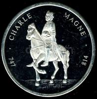 Franciaország 1992. 1Ecu Ag "Nagy Károly" T:PP