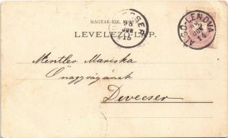 1898 (Vorläufer) Alsólendva,Alsó-Lendva, Dolnja Lendava; Weiss L. és F.  (EB)