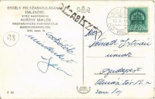 1940 Marosvásárhely, Targu Mures; bevonulás, Horthy és Purgly / entry of the Hungarian troops + DÉDA...