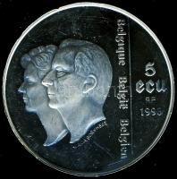 Belgium 1996. 5Ecu Ag "50 éves az UNICEF" T:PP