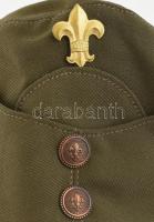 Hungária cserkész csapat cserkész zászló és sapka  bronz sapkajelvénnyel / Hungaria boy-scout badge ...
