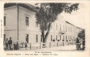 1907 Lippa, Lipova; M. kir. főerdőhivatal. Zeitler Lajos 1905. / forestry office