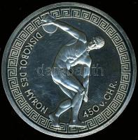 NSZK 1972. "Müncheni olimpia" Ag emlékérem 24,4g T:BU