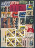 Levélzáró tétel, benne régi bélyegek, emlék és alkalmi kiadások A4-es berakólapon / Label lot with old and special issues