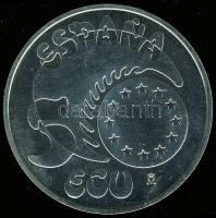 Spanyolország 1989. 5Ecu Ag "V. Károly" T:PL