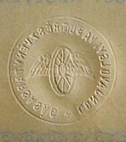 Budapest 1896. "Lonjavölgyi Vasut Részvény-Társaság" törzsrészvénye 200Ft-ról (2x) sorszám...