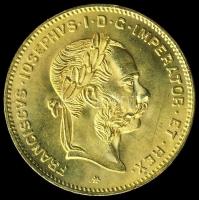 Ausztria 1892. 4Fl Au 3,226g T:1/2+