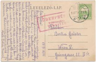 1916 Orsova, Hal és kaviár kivitel Eckstein, piac. Hutterer Géza Nr. 1. / fish and caviar market, sh...