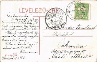 1910 Késmárk, Kezmarok; Thököly vár. W.L. Bp. 2896. / castle  (EK)