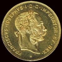 Ausztria 1892. 4Fl Au 3,226g T:1