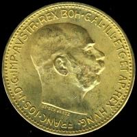 Ausztria 1915. 20K Au 6,775g T:2