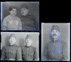 cca 1940 és 1950 között készült felvételek magyar katonákról, Sándor Antalné (?-?) csongrádi fénykép...
