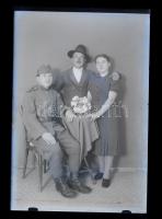 cca 1940 és 1950 között készült felvételek magyar katonákról, Sándor Antalné (?-?) csongrádi fénykép...