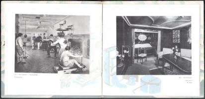 cca 1930 Saturnia Vulcana Cosulich line. Képes füzet. 28p. / cca 1930 Ocean liner ship booklet