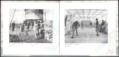 cca 1930 Saturnia Vulcana Cosulich line. Képes füzet. 28p. / cca 1930 Ocean liner ship booklet