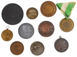 10db-os vegyes sportéremtétel, közte ~1930. "Kegyesrendi Gimnázium" kétoldalas Br emlékére...