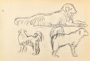 Medgyessy (Ferenc) Száz rajza 
(Bp. 1956. Medgyessy ) 2 sztl. lev. ((Medgyessy előszava+ lista a ra...