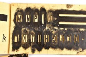 "Pospisil J. signáló gyógyszerész készüléke", 26×15×5 cm