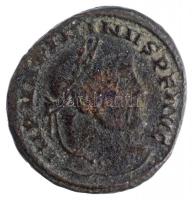Római Birodalom / Siscia / II. Maximinus 310-311. AE Follis (6,61g) T:2- / Roman Empire / Siscia / Maximinus II 310-311. AE Follis IMP MAXIMINVS P F AVG / [GEN]IO AV-GVSTI - Epsilon - crescent - SIS (6,61g) C:VF RIC VI 207.