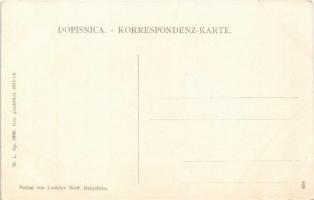 Banja Luka, Banjaluka; Govedarnica / Marktplatz / market square. W.L. Bp. 1630. 1911-14. Ladislav Wo...