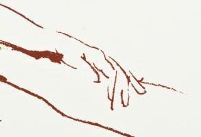 Gyémánt László (1935-): Női akt. Szitanyomat, papír, jelzett, művészpéldány E.A./Ex. jelzéssel. 35x5...