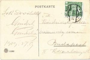 1909 Wien, Vienna, Bécs; Stock im Eisenplatz, Philipp Haas & Sohne / street corner, shop (EK)