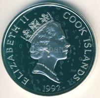 Cook-szigetek 1992. 50$ Ag "Francisco Vasquez de Coronado" T:PP