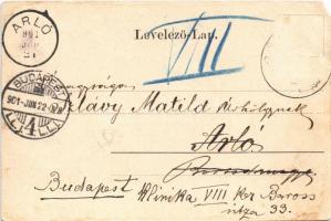 1901 Borsa (Máramaros), Fontinai vízgyűjtőgát. Mayer és Berger kiadása / dam  (EM)