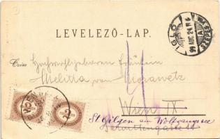 1899 (Vorläufer) Igló, Zipser Neudorf, Spisská Nová Ves; főgimnázium, városház, állami tanítóképezde...