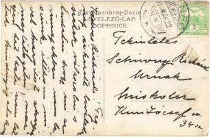 1913 Ménfőcsanak, Ménfő (Győr); villa (?) épület. photo (EK)