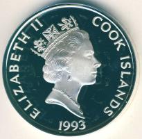 Cook-szigetek 1993. 50$ Ag "Diego de Velasquez" T:PP