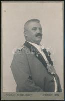 cca 1900 Német polgár kitüntetésekkel / German decorated citizen. 11x17 cm