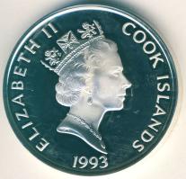 Cook-szigetek 1993. 50$ Ag "Jose de San Martin" T:PP