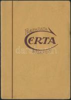 cca 1940-1950 CERTA injekciókat ismertető gyógyszerészeti füzetke, 16p