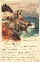 1909 Nervi. J. Velten Editore litho s: Manuel Wielandt (EB)