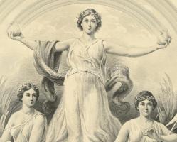 1915 San Franciscoi világkiállítás elismerő oklevele Conrád Gyula (1877-1959) festőművész részére 60...