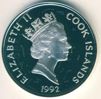 Cook-szigetek 1992. 50$ Ag "Diego de Almagro" T:PP