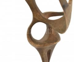 Bors István (1938-2003): Táncosok / Dancers, bronz, márvány talapzaton/marble pedestal, jelzés nélkü...
