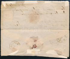 ~1864 15kr levélen / on cover "BARTFELD" - "KASCHAU" - "PESTH" kiállít...