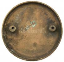 1907 Nicholson gépgyár réz gép tábla / copper plate d: 18,5 cm