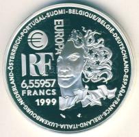 Franciaország 1999. 6,55957Fr Ag "Európa-Római művészet" T:PP