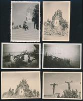 cca 1930-1950 Tihany, tihanyi részletek, 6 db fotó, 6x9 cm
